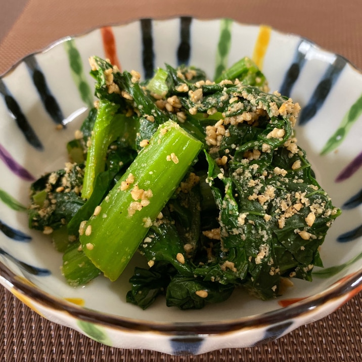 小松菜の一番美味しい食べ方!小松菜の胡麻和え